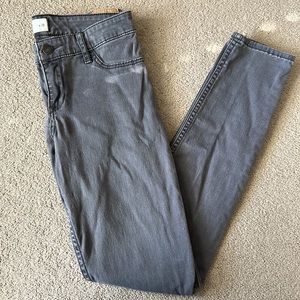 Abercrombie and Fitch Grey skinny jeans size 2